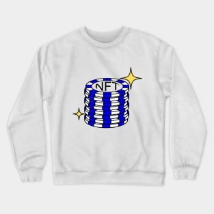 NFT Coins Blue Crewneck Sweatshirt